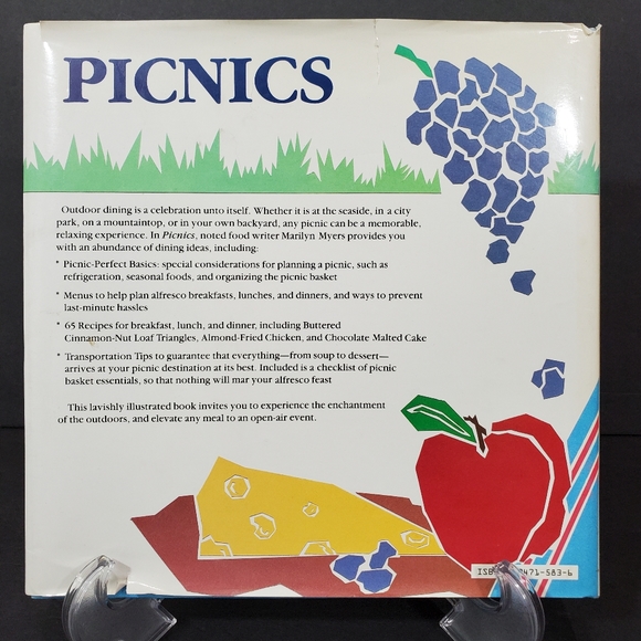 Picnics Book A Running Press Friedman Publishing Group Marilyn Myers NWT Vintage - Picture 2 of 12